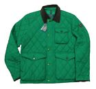 Polo Ralph Lauren Men's Water-Repellent Quilted Coat Athletic Green 2XL