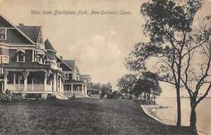 PINE ORCHARD, BRANFORD, CT ~ BLACKSTONE PARK, HOMES SHORE HUNTER PUB ~ used 1910