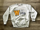 Vtg 90s West Virginia University Nutmeg WVU Crewneck Sweatshirt Sz XL USA
