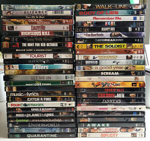 Lot of 50 DVDs - Wholesale / Bulk DVDs Lot - A-List DVD Movies - AS PICTURED