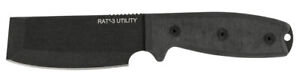 Ontario Knives RAT-3 Utility Fixed Blade Knife 8662 Carbon Steel Gray Micarta