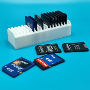 SD Card Holder, Desktop Organizer - Holds 18 Cards