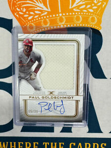 2023 Topps Definitive PAUL GOLDSCHMIDT Game Used Relic Auto #'d 30 CP