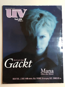 Gackt/Mana-sama(Moi dix Mois) Poster featured in UltraVeat magazine 2002 Vol.80