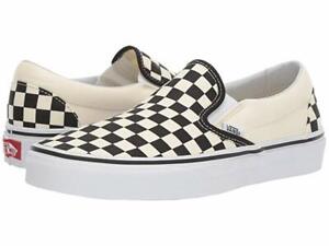 VANS Classic Slip-On Black&White Checkerboard Shoes,All sizes Brand new with Box