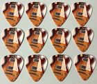 12 pcs GUITAR Gibson Les Paul Guitar Picks - Hot Picks - 12 pics