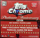 2021 Topps Chrome Platinum Anniversary Baseball Factory Sealed Hobby Mega Box