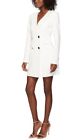 $595 Rachel Zoe Tuxedo Dress White Size M NWT