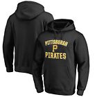 Men's Fanatics Branded Black Pittsburgh Pirates Victory Arch Pullover Hoodie