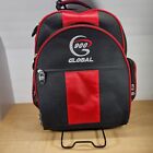 900 Global Deluxe Single Ball Roller Bowling Bag Red Black