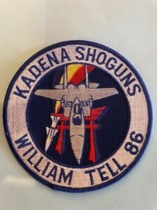 New ListingWILLIAM TELL 86 Kadena Shoguns USAF Patch