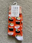 Two Left Feet Sushi Socks - Orange - Womens Size 10-12.5 - Mens Size 8.5-13