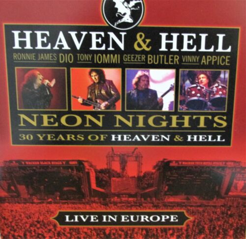 Heaven & Hell Neon Nights Live CD NEW,Concert ,Vinnie Appice, Dio, Ronnie James