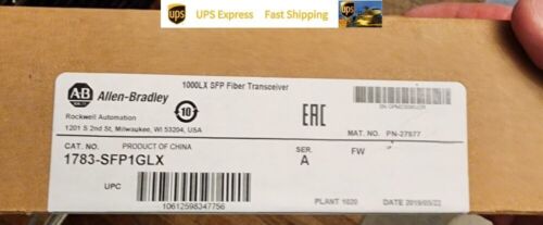 AB 1783-SFP1GLX /A Stratix Fiber SFP Transceiver UPS Expedited Shipping