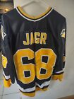 Pittsburgh Penguins Jaromir Jagr Jersey from 1993 never worn since contest win.