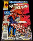 1989 AMAZING SPIDER-MAN #325 MCFARLANE art NEWSSTAND variant Captain America KEY