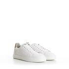 BRUNELLO CUCINELLI 950$ White Low-top Sneakers - Grained Leather, Suede-Trim