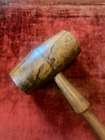 Antique Walnut Judge/Chairperson/Woodworker/? Gavel/Mallet