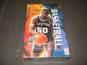 1996-97 Topps NBA Basketball Series 1 Factory Sealed Box 36 Packs NBA 50th KOBE