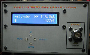 RF DIGITAL MICRO WATTMETER 0.01 - 500 MHZ 600pW - 1W