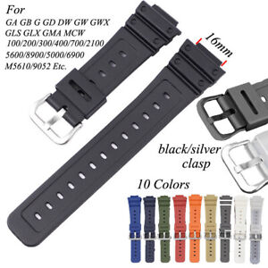 Resin Watch Strap Bracelet For GW-M5610 GA-2100 GD-110 DW-6900 Silicone TPU Band
