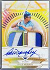 2023 Panini Flawless Limelight Signatures Gold Dual Patch Auto 4/10 Dale Murphy