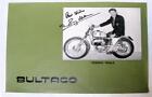 BULTACO Sherpa Trials Motorcycle Sales Brochure c1965 Signed by Sammy Miller