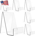 Acrylic Book Stand Clear Easel Stand for Display Book Display Holder 6Pack Clear