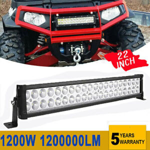 22inch Led Work Light Bar Spot Flood Combo Offroad 4WD For Ford Truck SUV 24