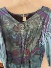 Dressbarn, Woman’s Pull Over Blouse, Multicolored Pattern, Size 1X