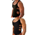 Men's Workout Gym Tank Top Fitness Bodybuilding Muscle Cut Sleeveless T Shirt