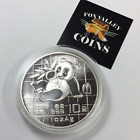 1989 Chinese Silver Panda 10 Yuan .999 Fine Silver BU Coin Mint Sealed!