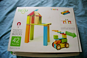 Tegu Classic Magnetic Wooden Building Blocks - more than 50 pieces