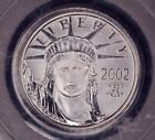 2002 $25 1/4 oz American Platinum Eagle .9995 Fine Coin PCGS MS69