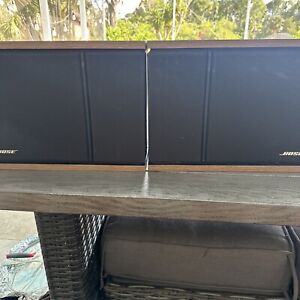 Bose 201 Series III Direct Reflect Stereo Speakers, Wood Grain Free Ship Tested