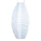 Home and Garden Soji Pod White, LED Outdoor Solar Lantern, Handmade with Weat...