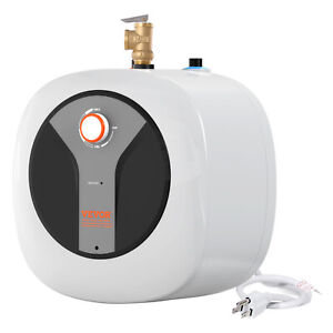 VEVOR 4 Gallon Electric Mini Tank Hot Water Heater Shower Compact Storage 1440W