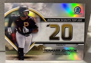 2023 Bowman Chrome Termarr Johnson Rookie Scouts Top 100 RC #BTP-20