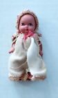Vintage Miniature Bisque Baby Doll Jointed Japan Antique? 3 and 3/4”
