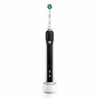 2 Oral-B Pro 1000 Crossaction Electric Rechargeable Toothbrush - Black Open Box
