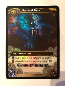 Spectral Tiger Loot Card World of Warcraft - CODE WAS USED - LP