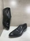 Florsheim Barletta Men’s  11.5 C 3183 Black Leather Slip On Dress Shoes Italy