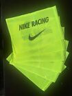 6 Nike Racing Drawstring Shoe Bags Flourescent Yellow Lot