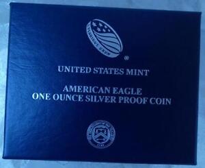 REDUCED AGAIN!! 2021-W PROOF AMERICAN SILVER EAGLE ORIGINAL PACKAGING