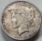 1928-S $1 Peace Dollar VF Very Fine Better Date US Silver Coin