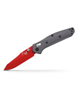 Benchmade Knife Mini Osborne 945RD-2401 Gray G-10 Red CPM-S90V Pocket Knives