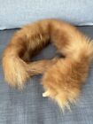 Fox Fur Shoulder Wrap Stole Collar Handmade    Length 35 inches