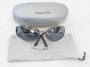 Vintage DIOR Gray Trailer Park Sunglasses 21S with Case