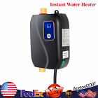 110V Mini Instant Electric Tankless Hot Water Heater Shower Kitchen USA