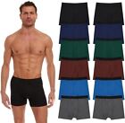 12 Pack of Mens Boxer Briefs Underwear Bulk, 100% Cotton, Soft, Comfortable